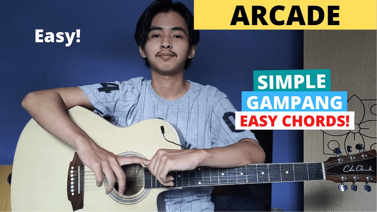 CHORD SIMPLE GAMPANG (Arcade - Duncan Laurence) (Tutorial Gitar) Easy Chords!