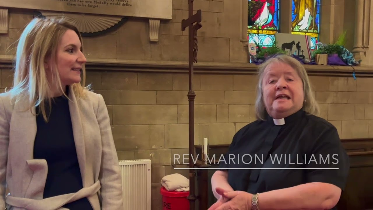 Julia Lopez visits All Saints Church, Cranham, to campaign for blue plaque for James Oglethorpe