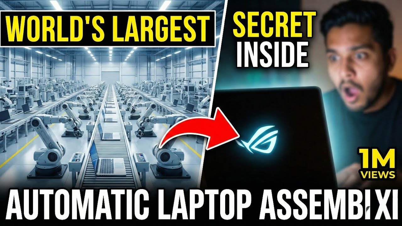 Inside the Largest Fully Automatic Laptop Factory (Robots & AI Production) | Ultimate Factory Tour
