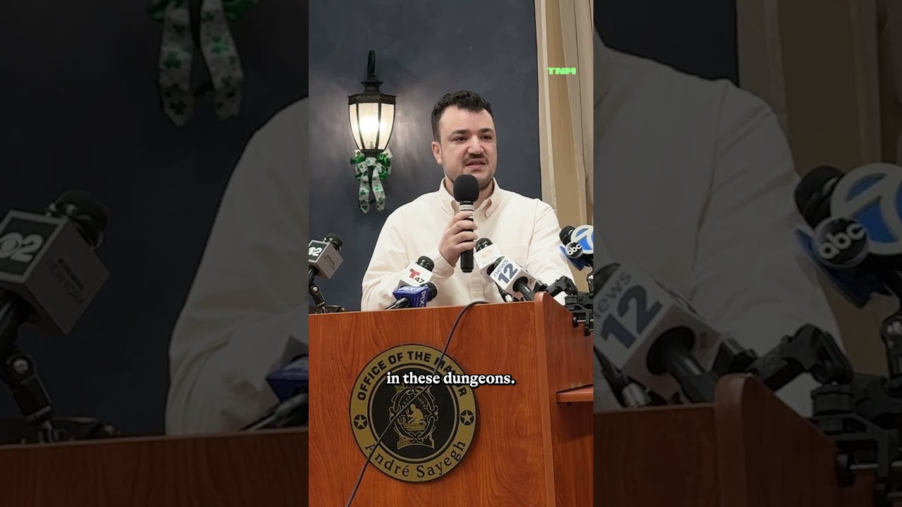 Махмуд Халил рассказывает о своем пребывании в центре содержания под стражей иммиграционной и там...