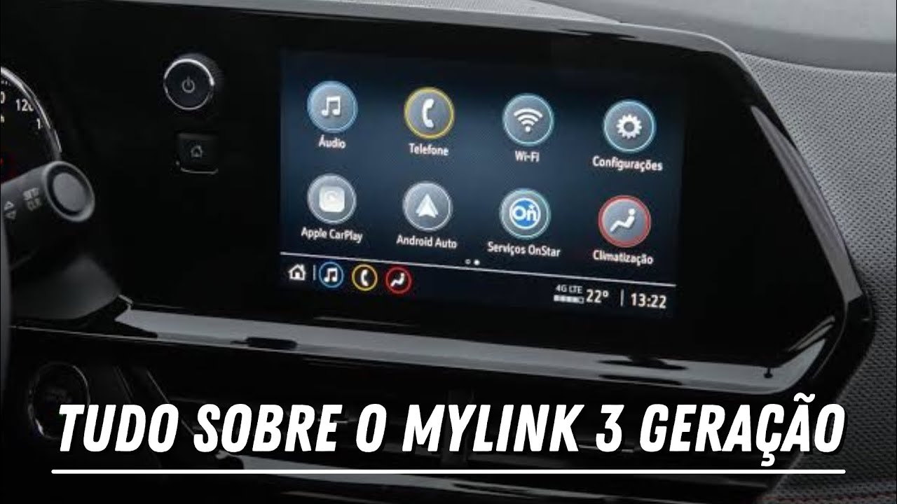 Novo Mylink 3 modelo 2024 em detalhes - Central multimídia da Chevrolet