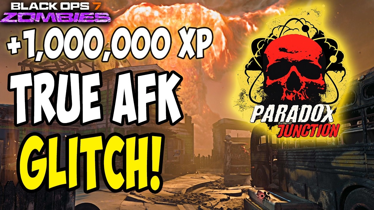 Paradox Junction AFK Glitch Gives 1,000,000 XP NO ROUND FLIP (BO7 Zombies)