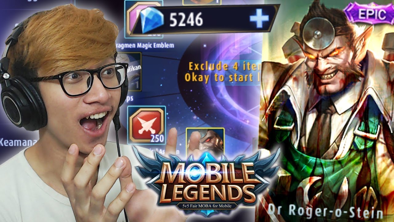 5000 DIAMOND BUAT LUCKY BOX NEW SKIN ROGER ! - MOBILE LEGENDS INDONESIA