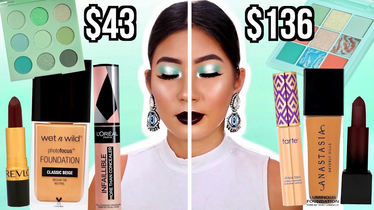 PROBANDO MAQUILLALE ECONOMICO  VS CARO .. HUDA BEAUTY VS COLOURPOP😱