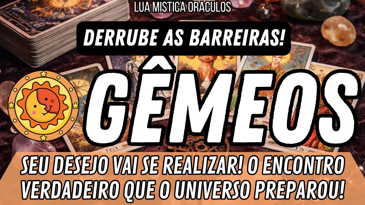 GÊMEOS♊️ 🔥SEU DESEJO VAI SE REALIZAR!🔥O ENCONTRO VERDADEIRO QUE O UNIVERSO PREPAROU!