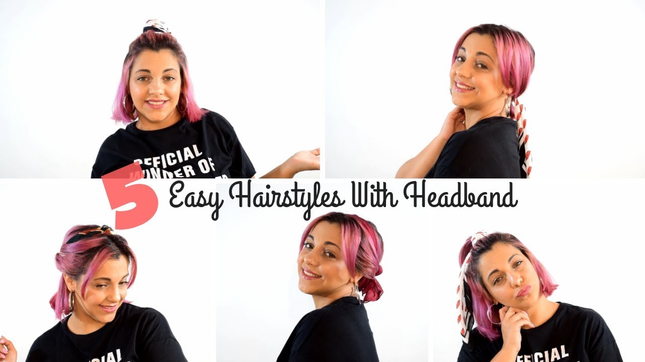 5 Εύκολα Χτενίσματα Με Μαντήλια ~ Easy Hairstyles With Headband ~ Aspa Gerasimou