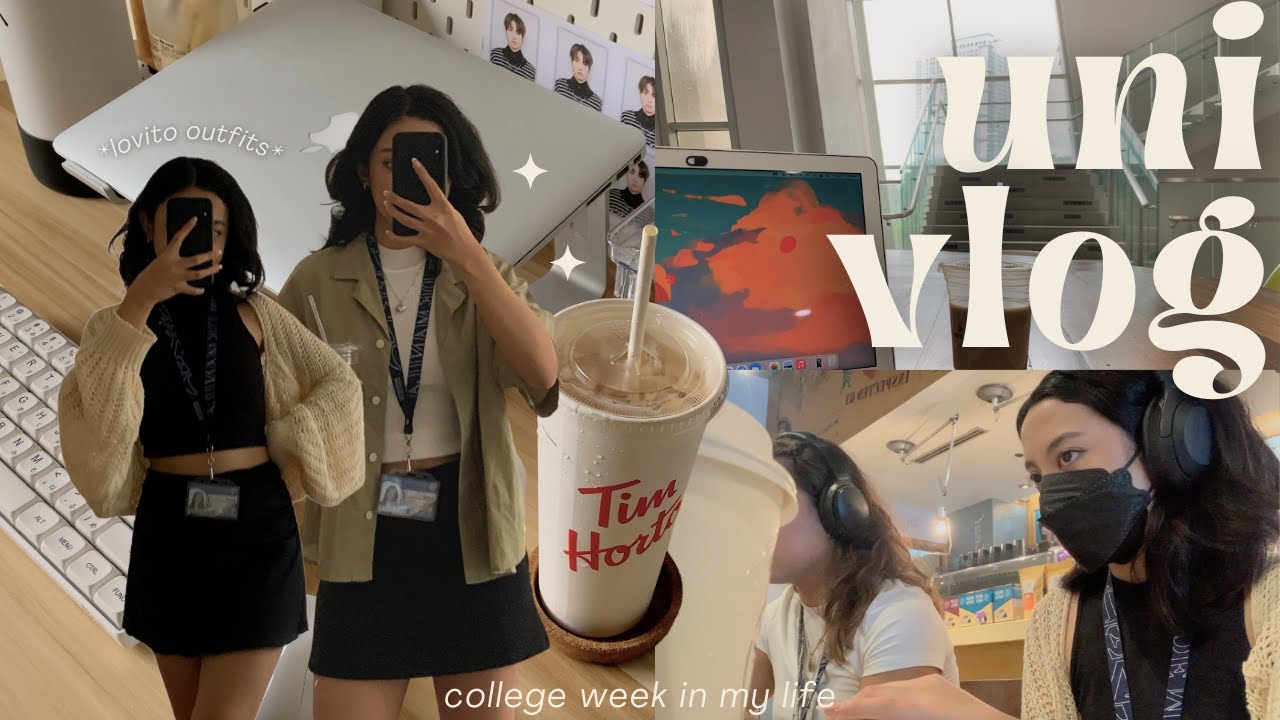 𓏔 uni vlog (ateneo) | “chill” college days in my life, studying in the library, lovito haul