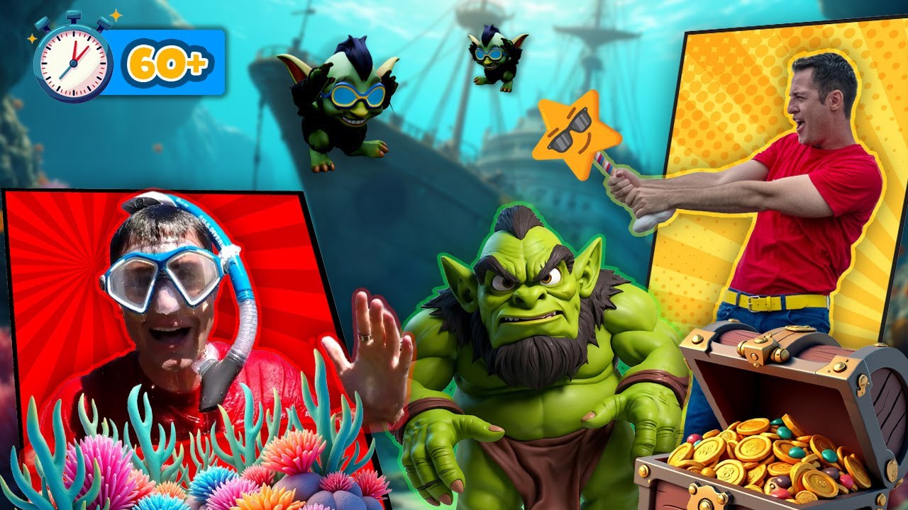 King Bobo Drains Baby Shark Bay, Let's Explore the Lake, Videos for Kids | Baba Blast
