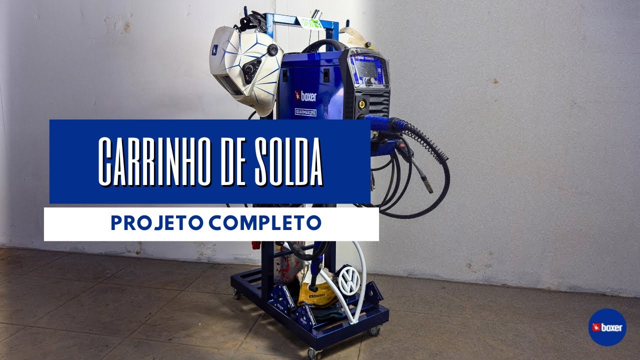 Construi o carrinho PERFEITO para a máquina de solda da Boxer 🚀🔥