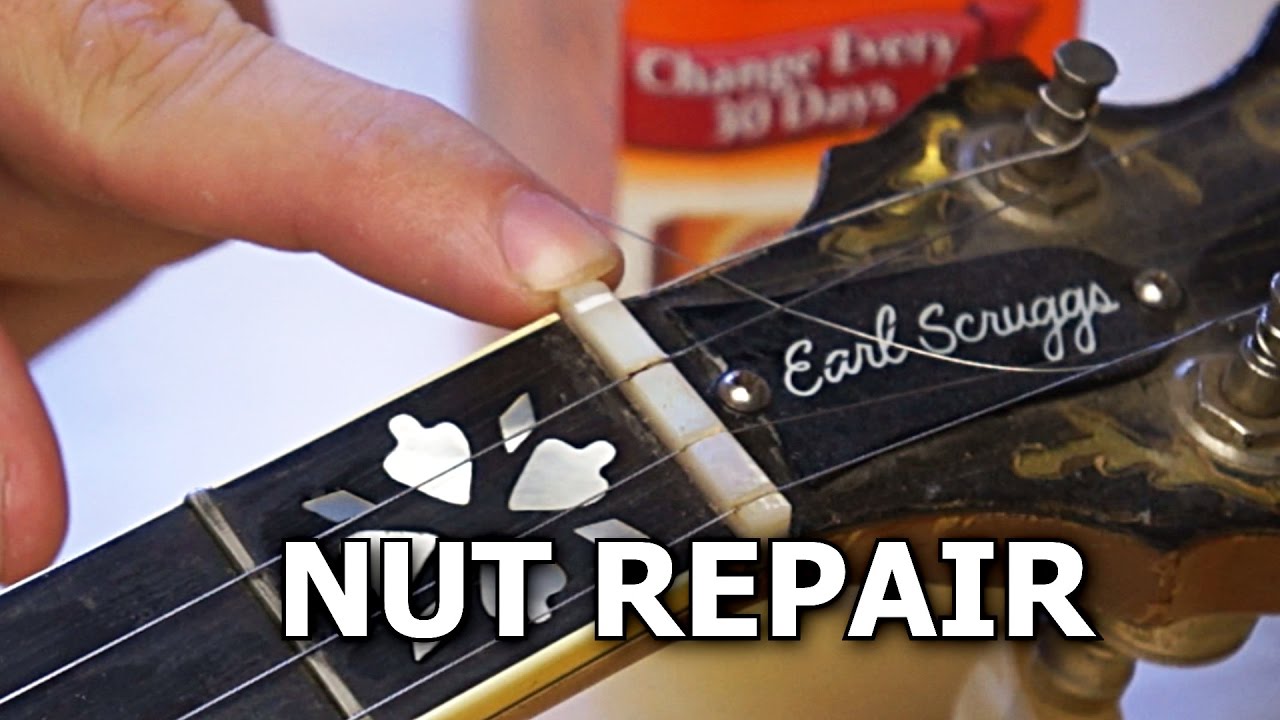 How To Repair A Worn Nut Or Bridge - Guitar, Banjo, Mandolin, & Violin