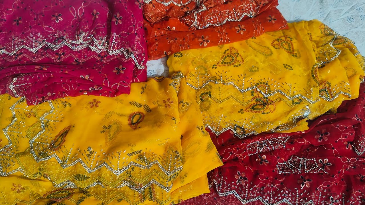 💥❤️ प्रिंटिड jarken कटवर्क पानी वाली लुगड़ी ❤️‍🔥8750139812 #trending #ordernow #lugdi #limitedstock 