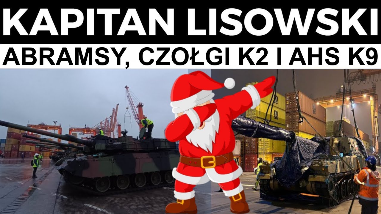 Abramsy, czołgi K2 i AHS K9. Mikołaj odwiedził Wojsko Polskie. 🇵🇱 KAPITAN LISOWSKI