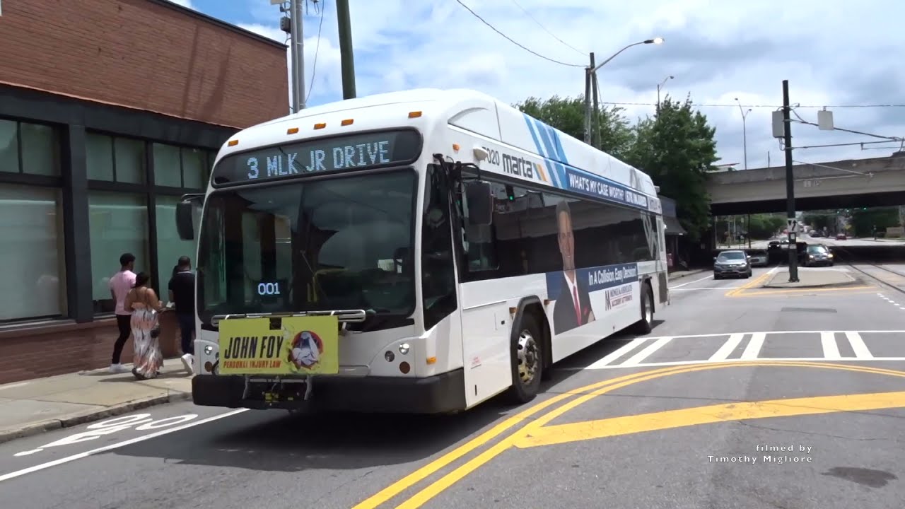 Buses in Atlanta, Georgia, USA 2021
