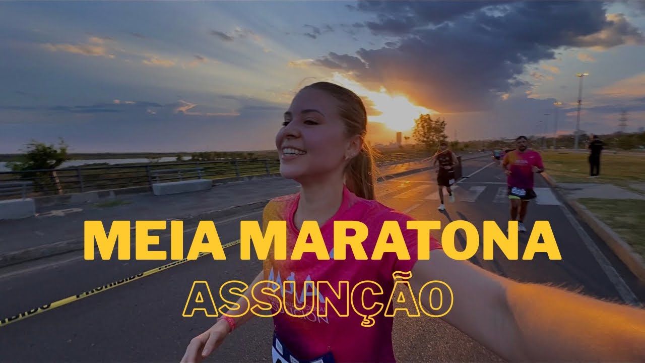 Meia Maratona de Assunção (céu incrível) | 1/5 Circuito Mega Finisher, retirada de kit, dia da prova
