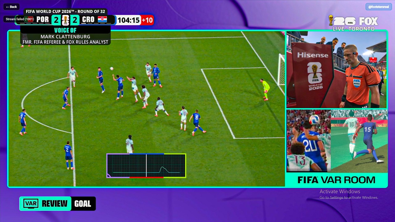 Var Drama Igor Matanović hair Touch Croatia Goal Dissallowed | Portugal 2-1 vs Croatia Highlights