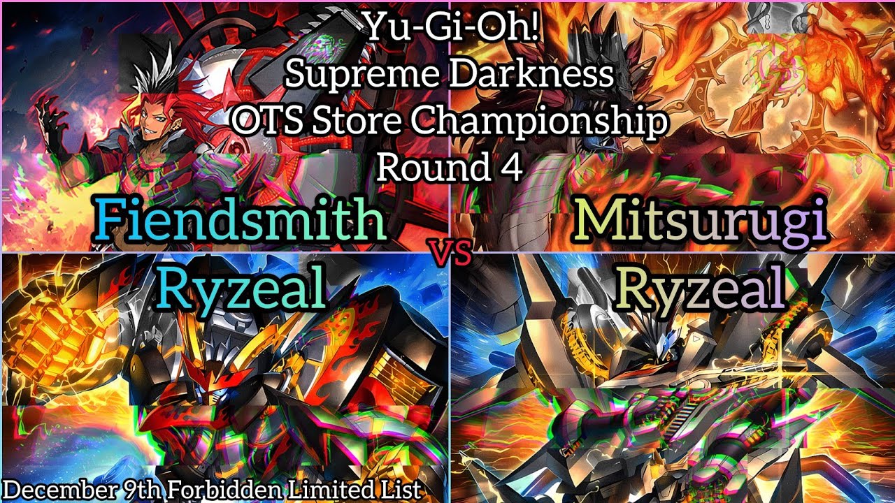 Yu-Gi-Oh! Supreme Darkness OTS Championship - Round 4 - Mitsurugi Ryzeal vs Fiendsmith Ryzeal