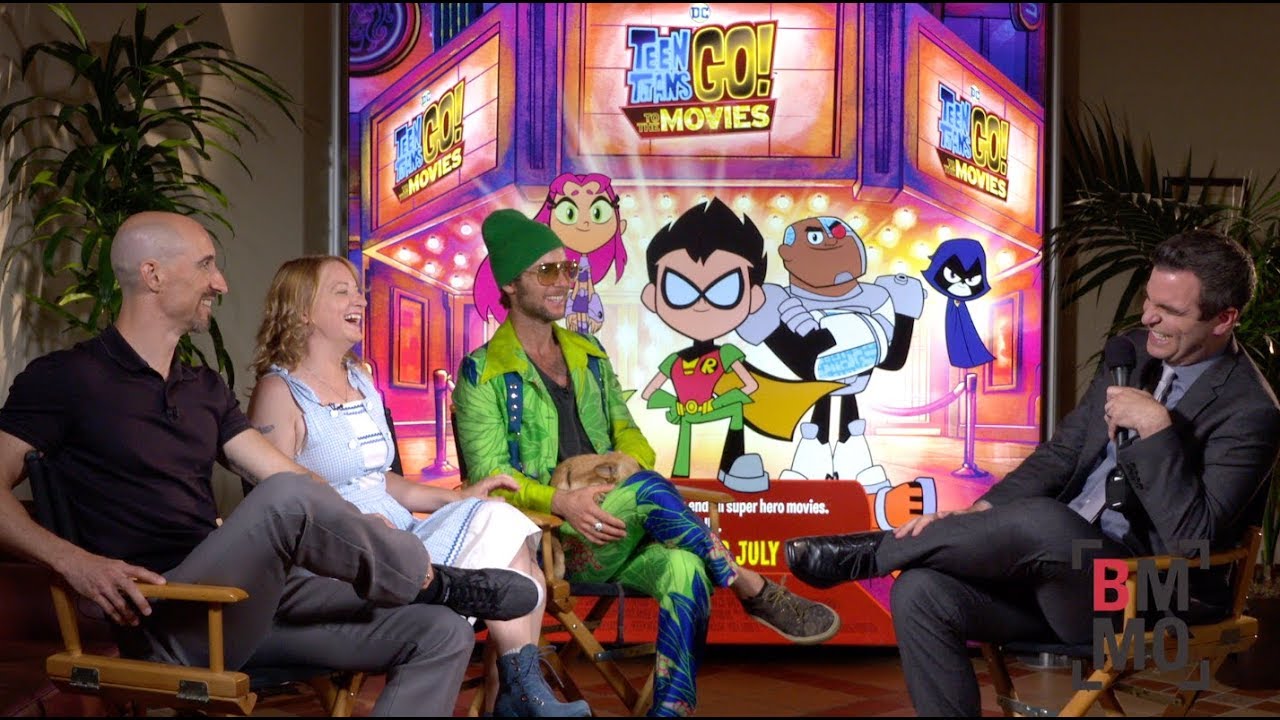 Scott Menville, Hynden Walch, & Greg Cipes Interview - Teen Titans Go! To the Movies