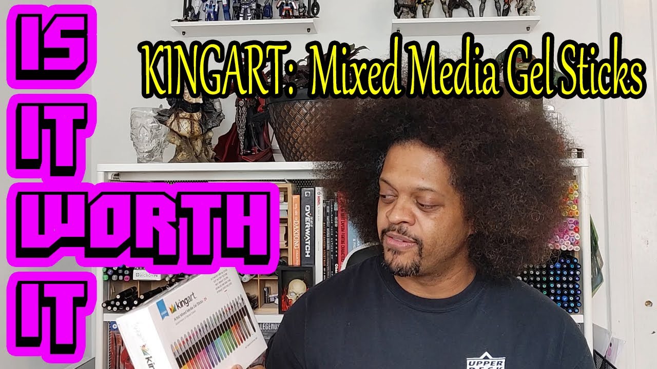 #KINGART Mixed Media Gel Sticks - Is it Worth it? Artist PRODUCT REVIEW