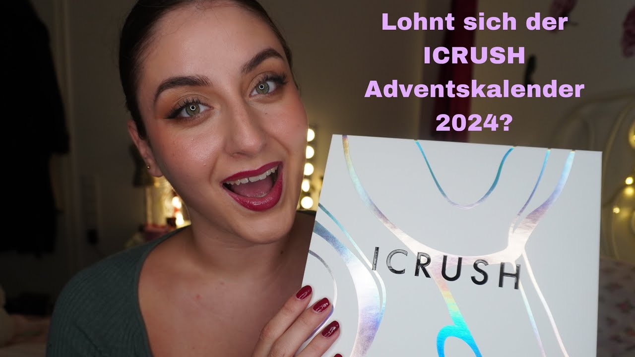 ASMR Lohnt sich der ICRUSH Adventskalender 2024? Adventskalender Unboxing, Whispering, Deutsch