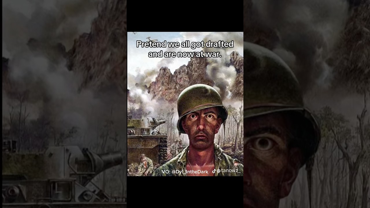 Pretend in the comments we got drafted to WAR #voiceover #memes #comments #tiktok #army