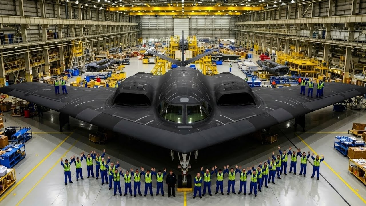 Inside the Secret B-2 Stealth Bomber Factory How the $2B Flying Wing Is Built (Full Process)