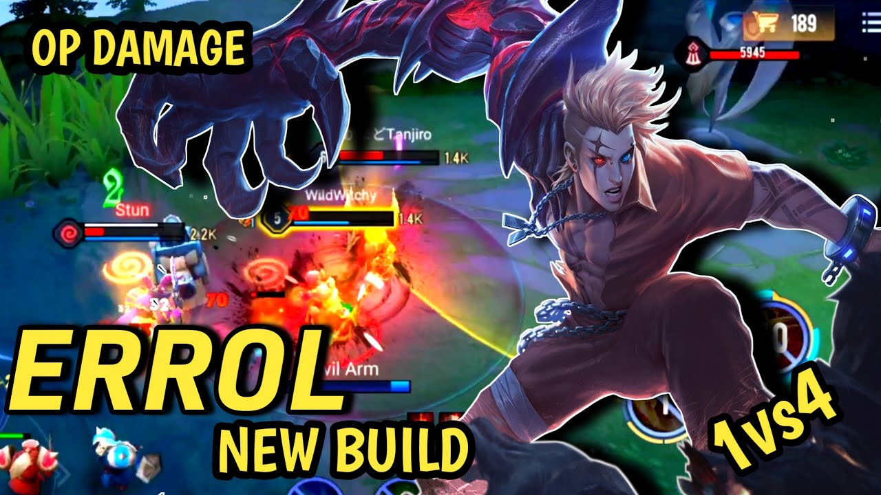 Errol best build and gameplay | AoV | CoT | RoV | Li&ecirc;n Qu&acirc;n Mobile||