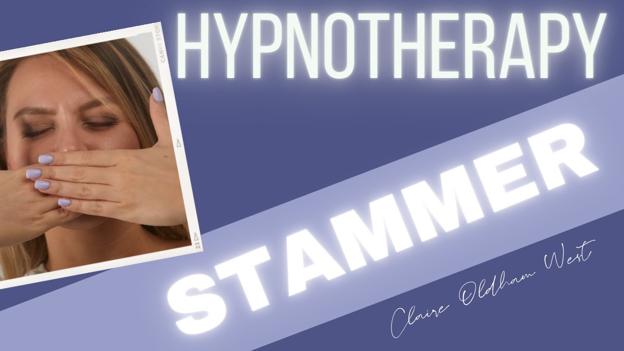 How hypnosis can help a stammer or stutter. #mentalhealthawareness  #stammer #stuttering