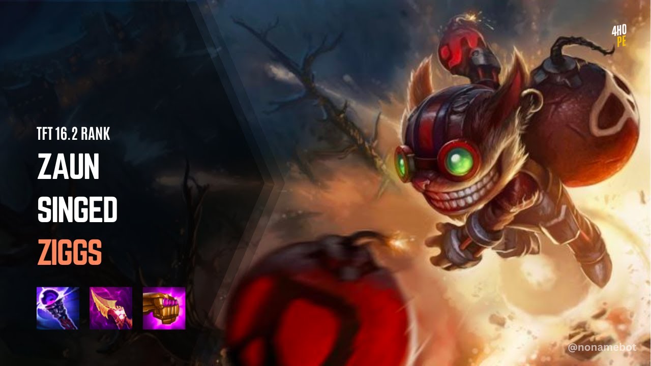 Experimenting with Zaun Singed + Ziggs Comp | TFT 16.2 Ranked