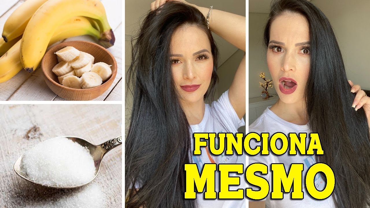 Hidratação Caseira POTENTE com BANANA! Passo a Passo por Júlia Doorman