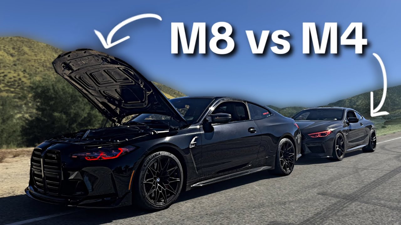 BMW M8 + M4 Terrorizing Canyons (Mexico Racing) (POV Drive)