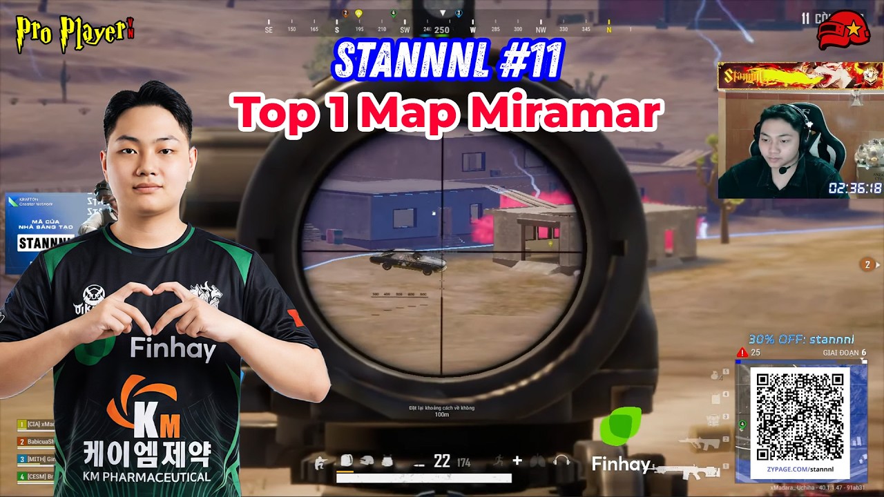 PUBG PC I FCE_StannnL #11 I Top 1 Map Miramar