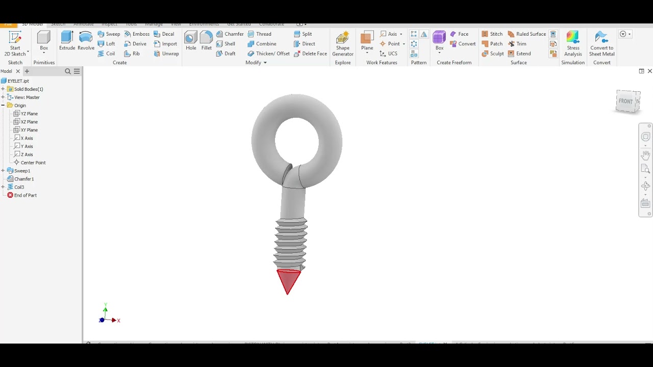 EYE SCREW COIL