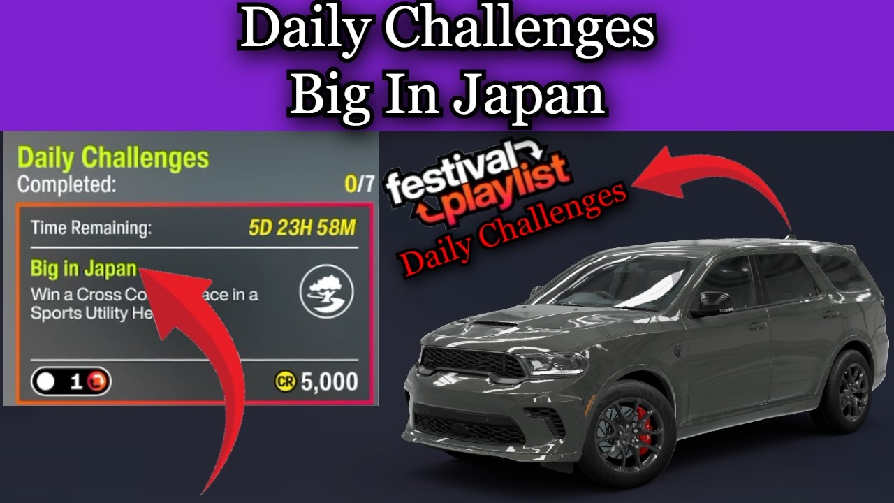 Forza Horizon 6| Daily Challenge | Big In Japan