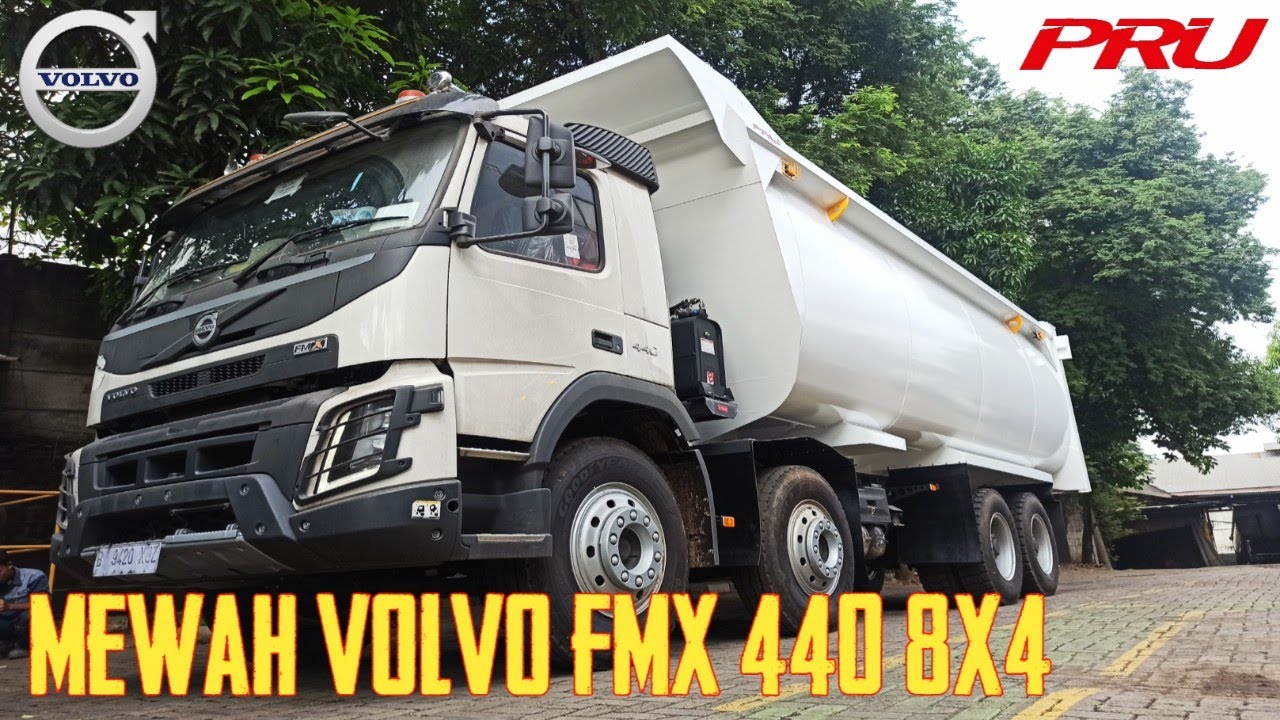 MEWAH!! Truck Volvo FMX 440 8x4 Coal Body + Hungry Board Trucks 40 M3 Capacity