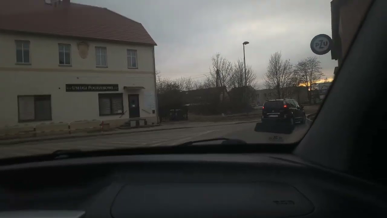 Przejazd przez centrum Ścinawy 01.03.2026