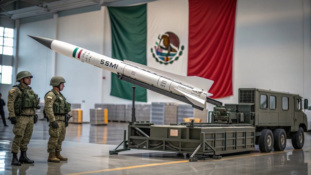 Finalmente revelado: Misil ESSM Telemetry &mdash; Showroom HD con bandera de M&eacute;xico