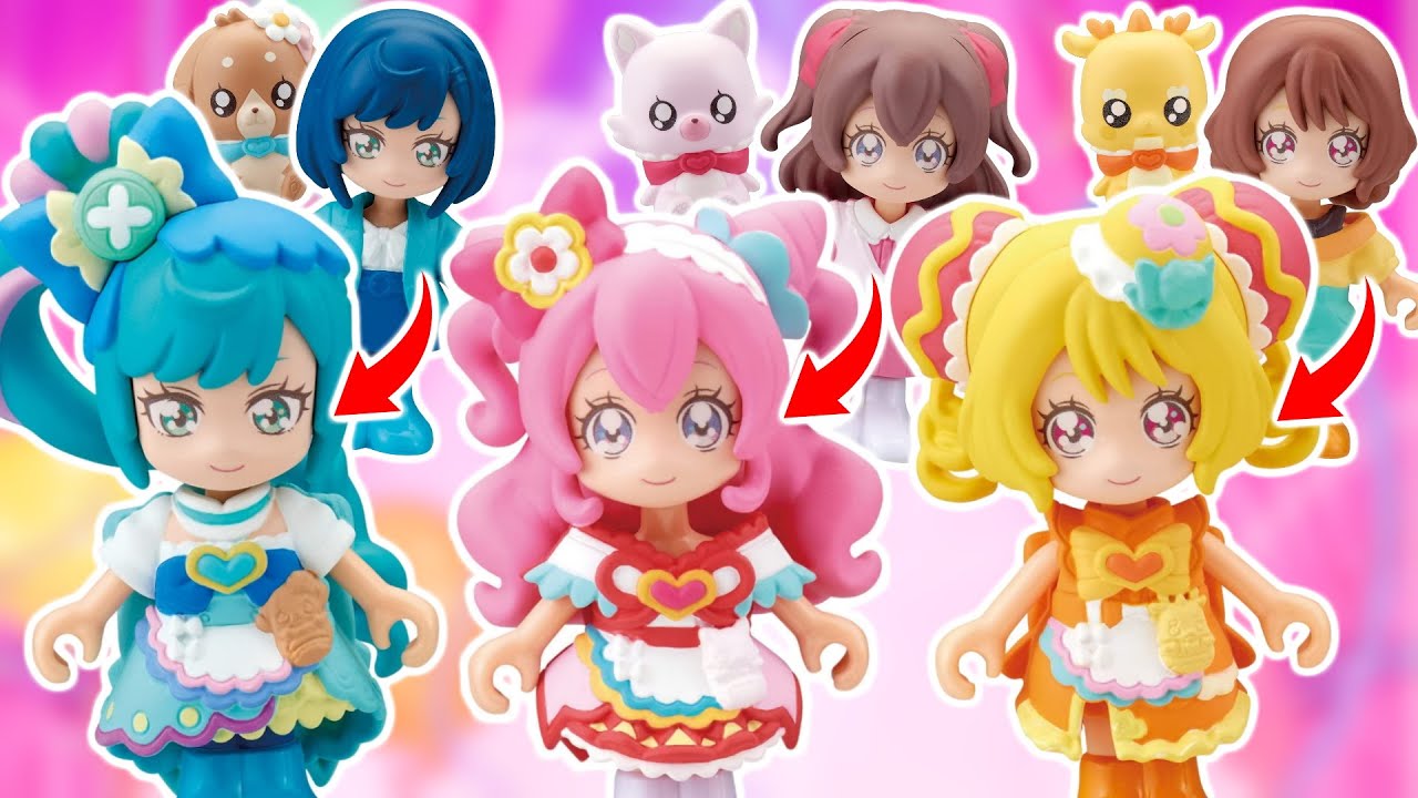 半分だけ高クオリティ？？　デリシャスパーティ♡プリキュア 　プリコーデドール　を一気にレビュー！