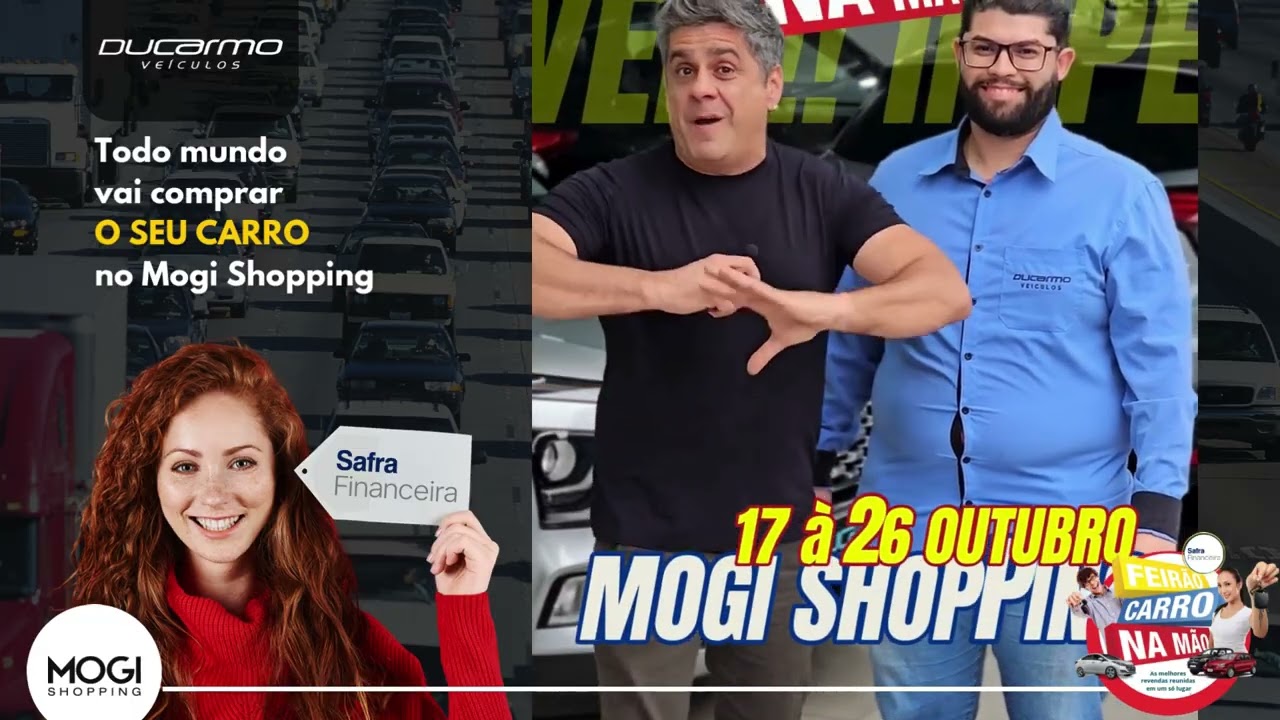 Ducarmo Ve&iacute;culos  no Feir&atilde;o Carro na M&atilde;o noestacionamento do Mogi Shopping