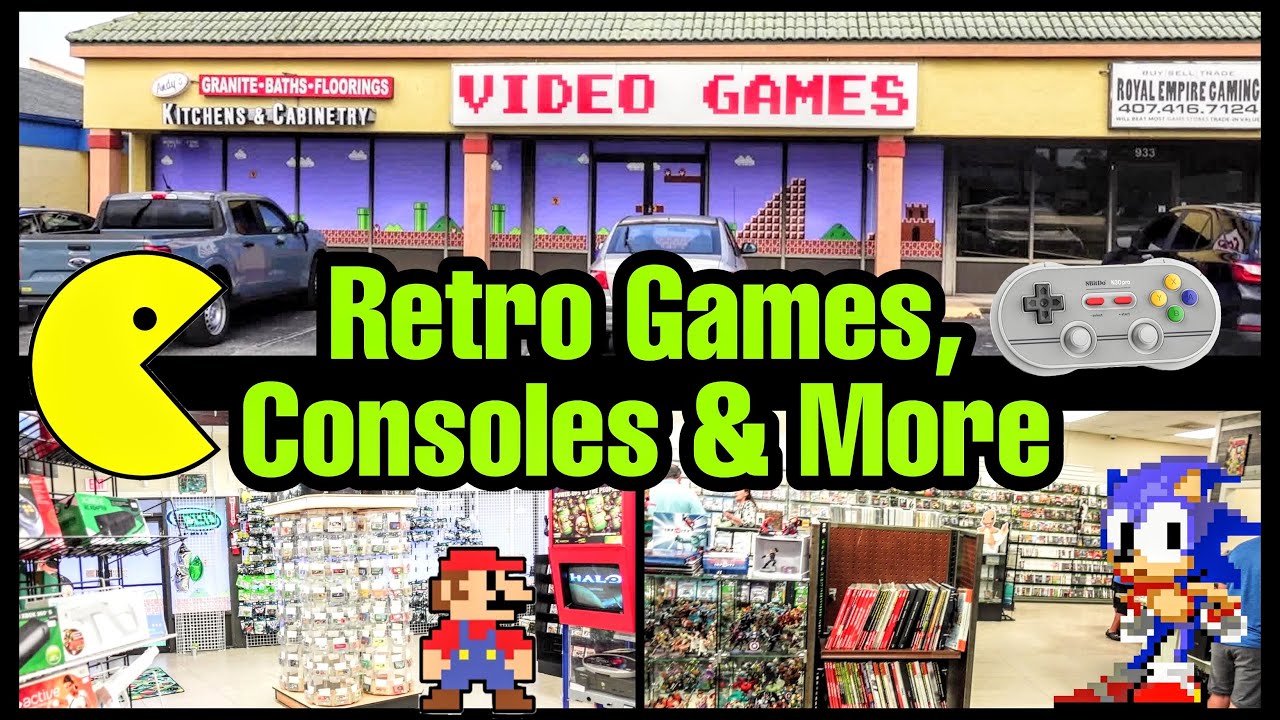 Royal Empire Gaming Store Tour in Longwood, Florida | Retro to New Games, Consoles & Accessories