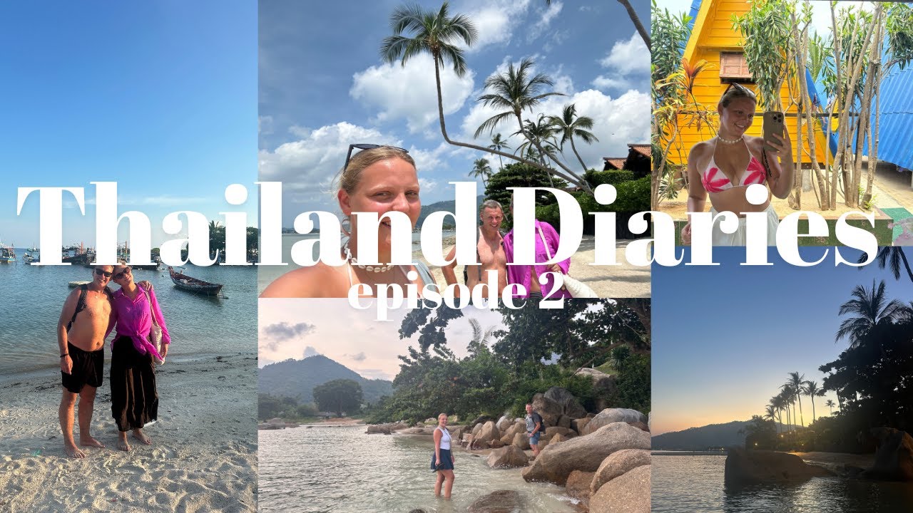 first few days Ko Samui || arriving on the island, local food, beaches, sunsets & coconuts!