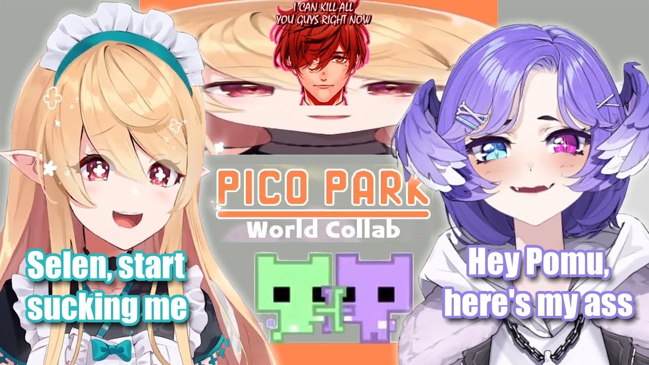 Pomu and Selen's Sucking Adventures in Pico Park with Nijisanji World 【NIJISANJI EN】
