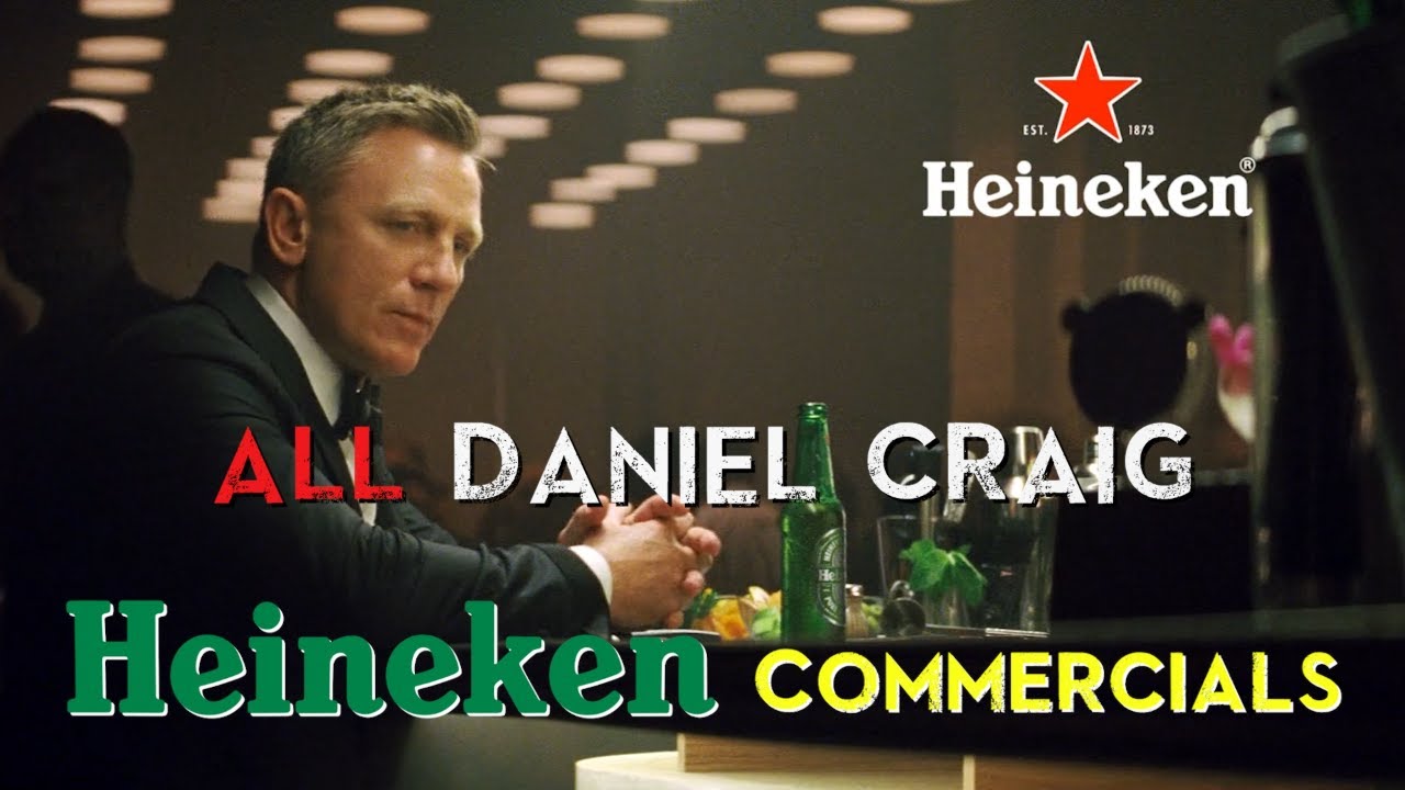007 - James Bond - ALL Daniel Craig Heineken Commercials