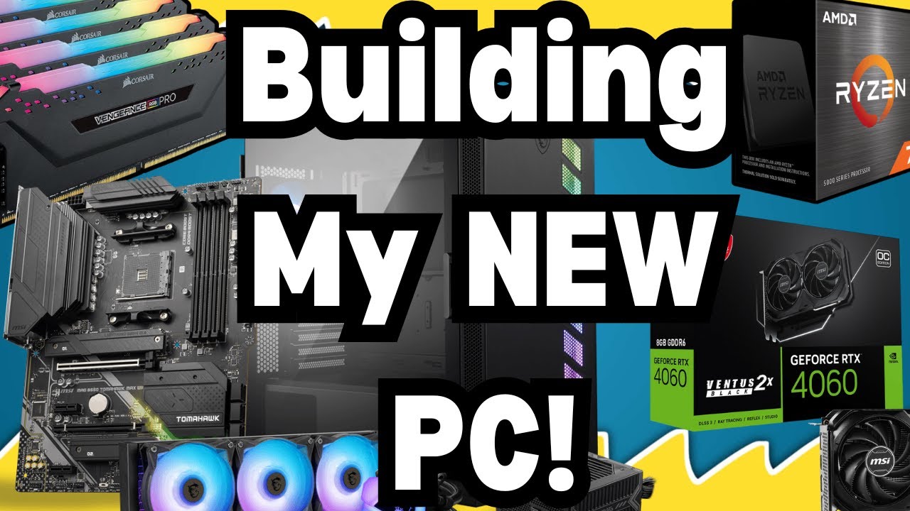 HOME LAB: Building My NEW PC! (MSI TOMAHAWK B550)