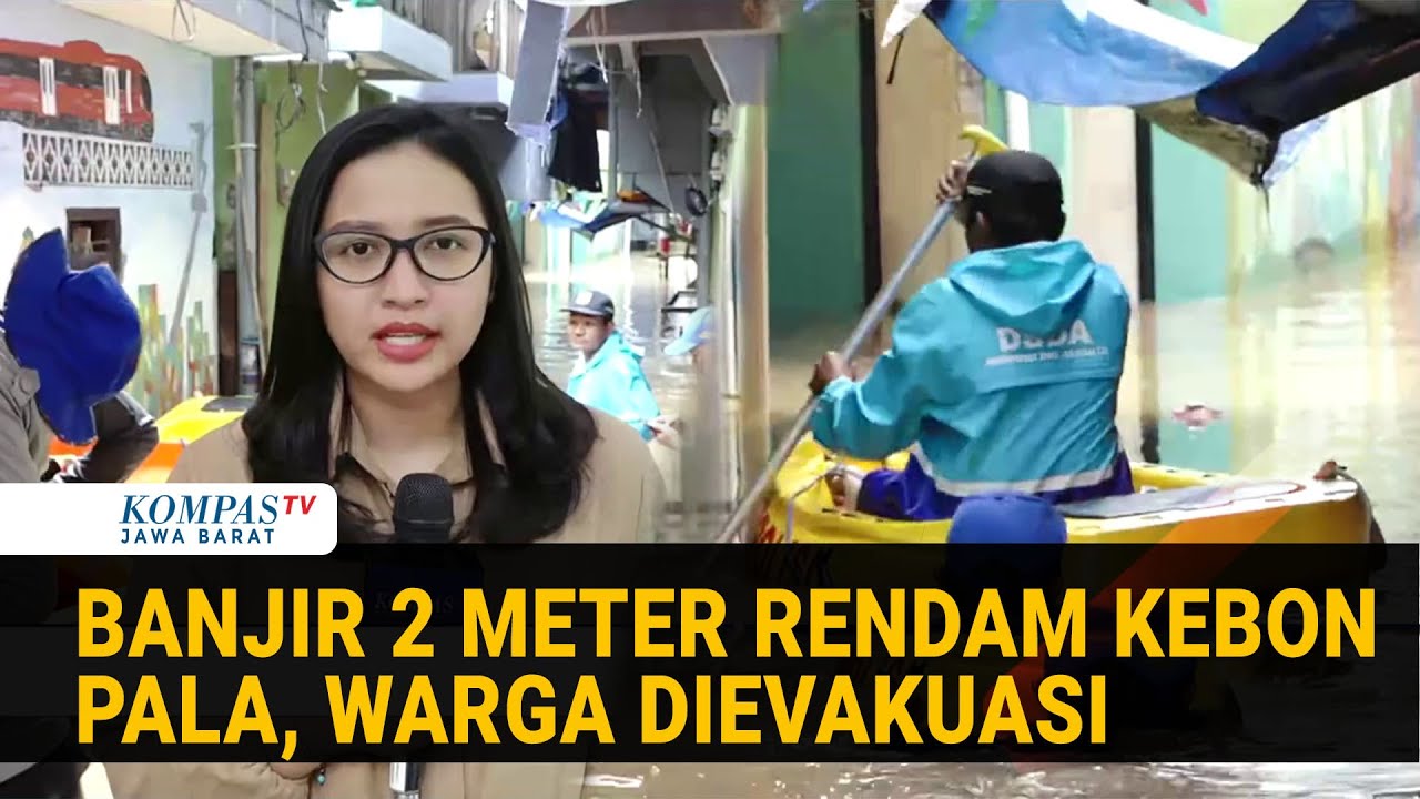 Situasi Banjir Dua Meter Rendam Kebon Pala, Warga Mulai Mengungsi