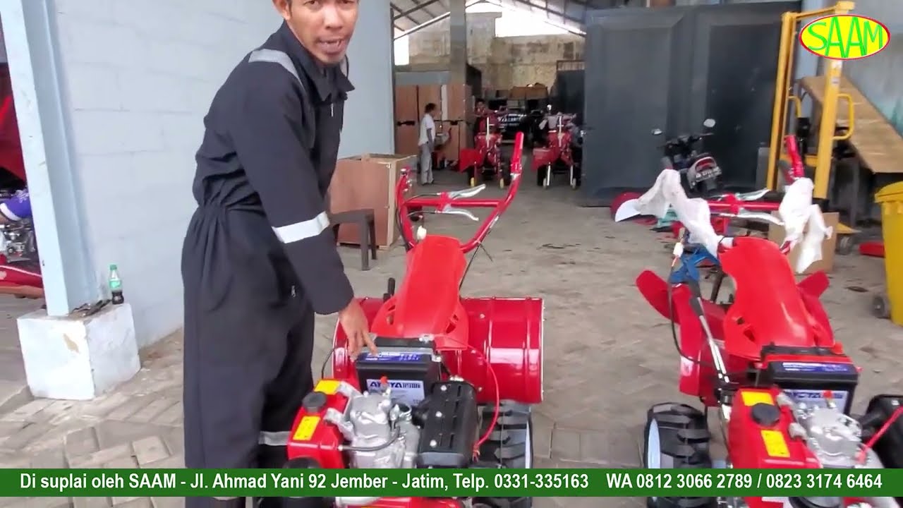 Review Mini Tiller MT186 Berpenggerak Mesin Diesel 8 HP dengan Elektrik Starter
