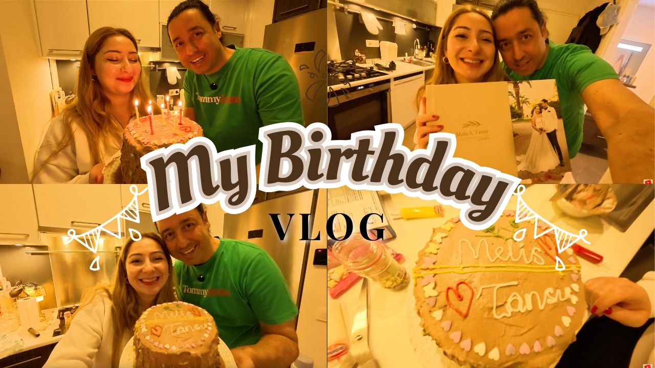 EVDE DOĞUM GÜNÜ VLOG 🎉 | BİRLİKTE PASTA YAPTIK, BÜYÜK SÜRPRİZ!