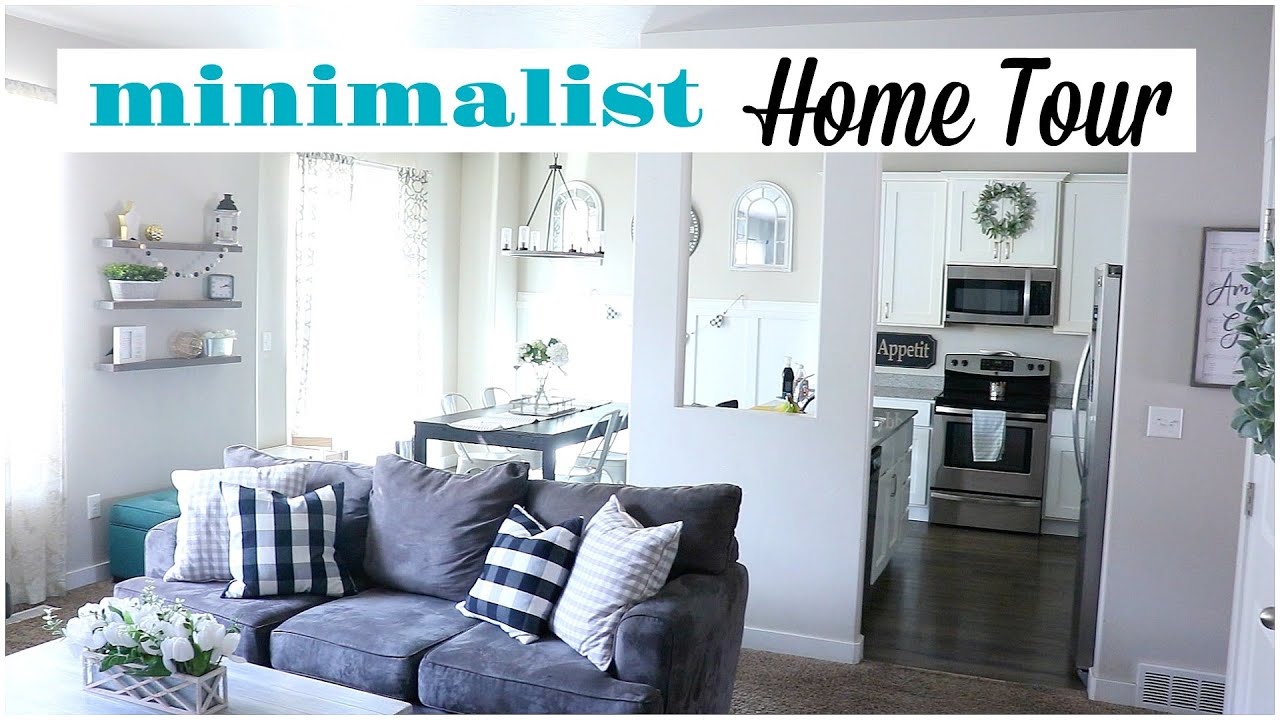 ONE MONTH OF MINIMALISM HOUSE TOUR| MINIMALIST JOURNEY