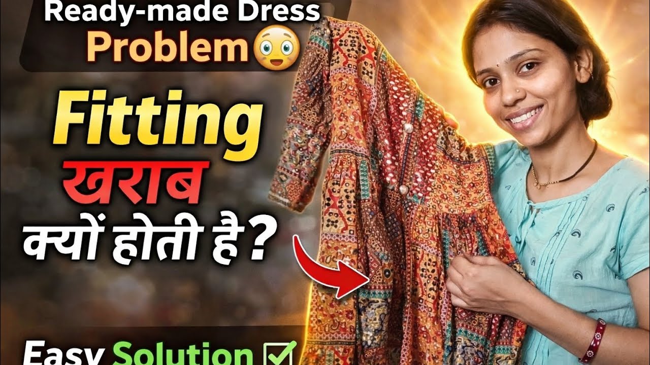 Ready-made Dress Fitting Problem | खराब फिटिंग कैसे ठीक करें | Easy Solution😳