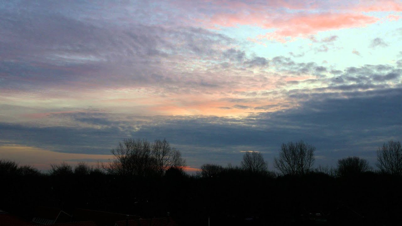Timelapse zonsopkomst 24-12 in 4K