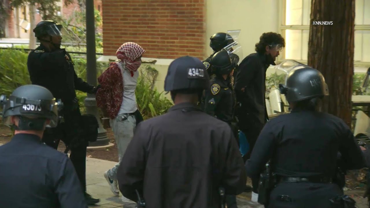 Multiple Pro-Palestinian Activists Arrested on UCLA Campus Part 2